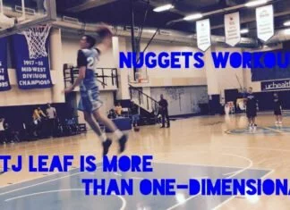 WATCH: Nuggets work out UCLA forward T.J. Leaf